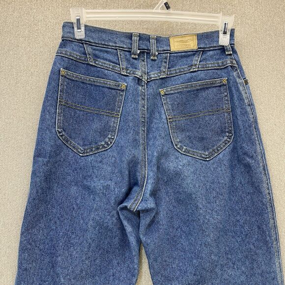 VTG LL Bean Jeans Women’s 12 M Straight Leg Cotton USA Made Freeport Maine - Picture 9 of 15